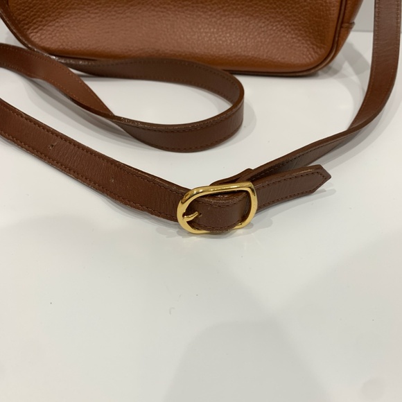 Burberry Brown Leather Shoulder Bag Sku#85019 (Gently used, mold) - Picture 11 of 13